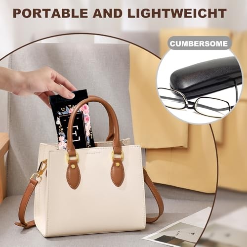 2Pcs Initial Letter Sunglass Eyeglass Glasses Case Soft PU Leather Letter E