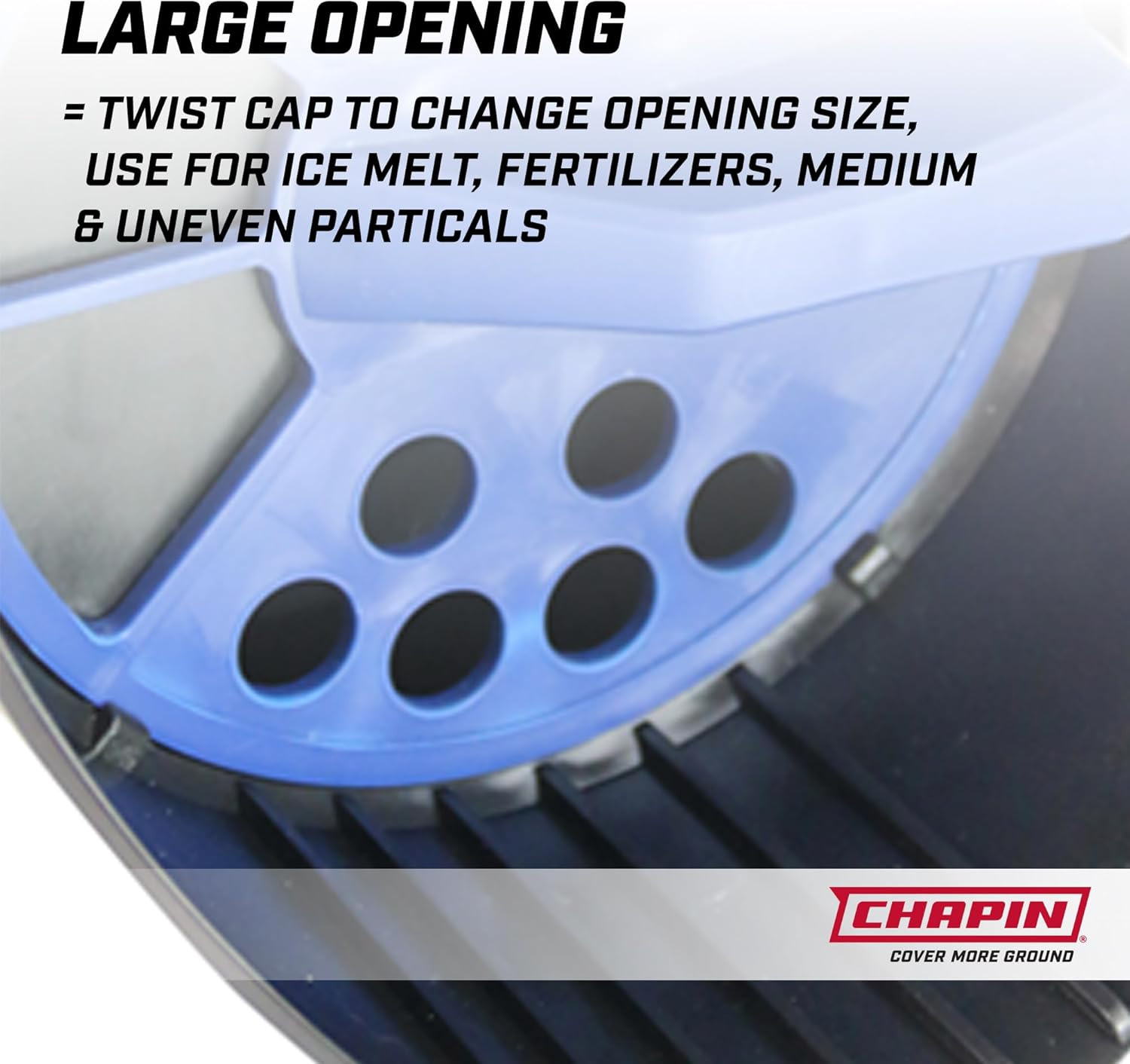 Chapin 8740A: 64-Ounce Black Poly Hand Shaker Spreader for Turf, Fertilizer