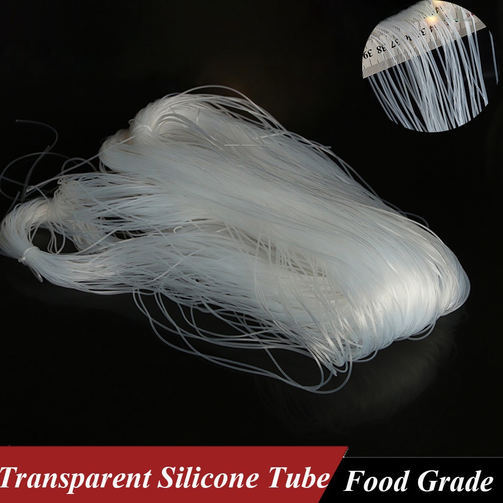 Clear Silicone Tube Hose Beer Vacuum Pipe Food Grade Soft Rubber Water Medical