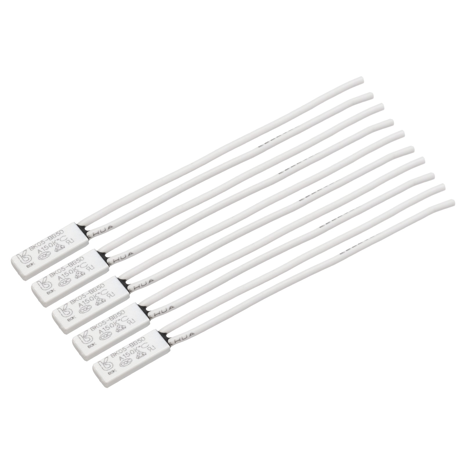 5Pcs KSD9700 Thermostat, 150C N.O 2A Bimetal Normally Open Thermal Protector