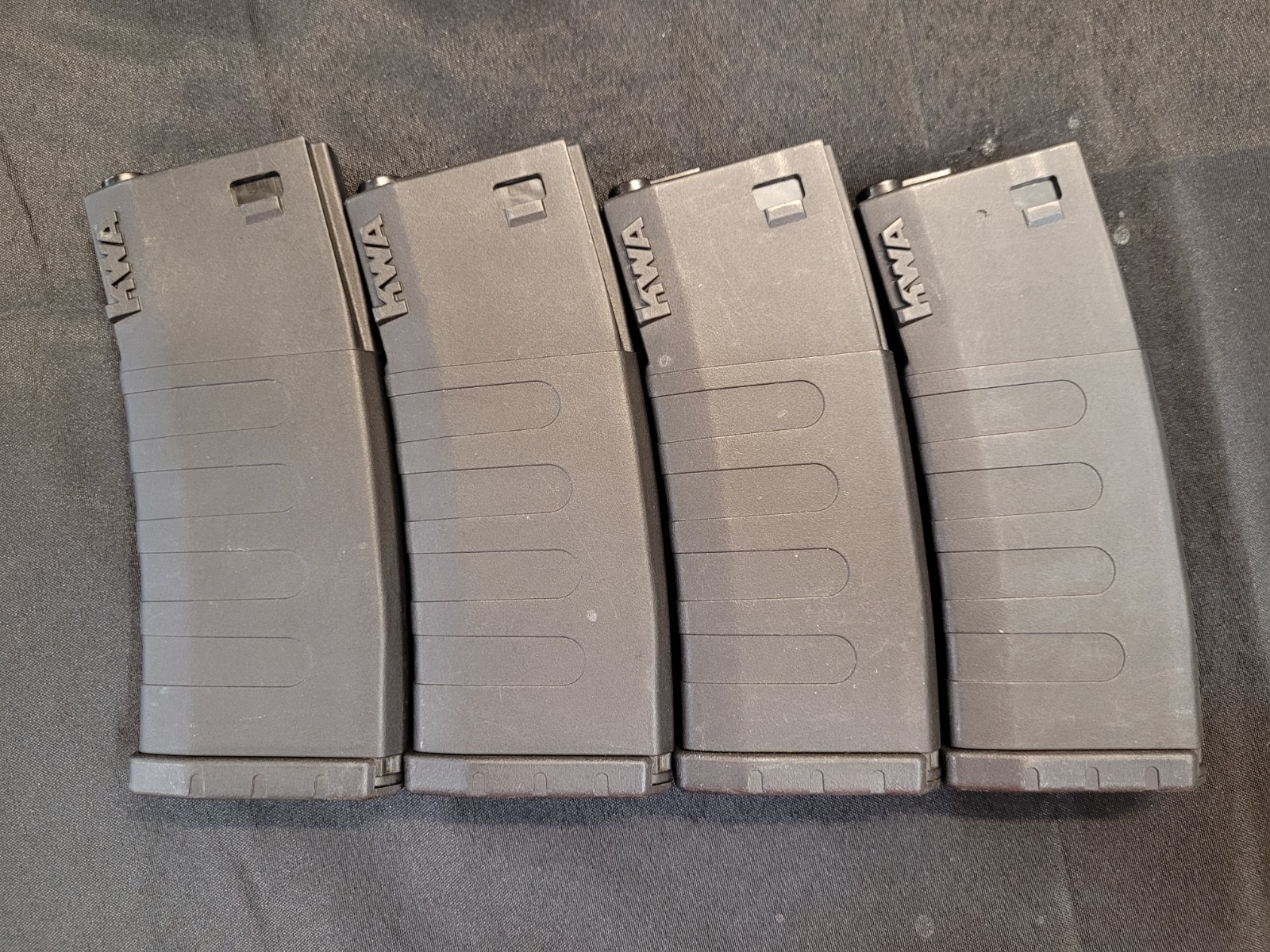 KWA K120 Airsoft Magazines - 120 Round Capacity - Lot Of 4 - Used