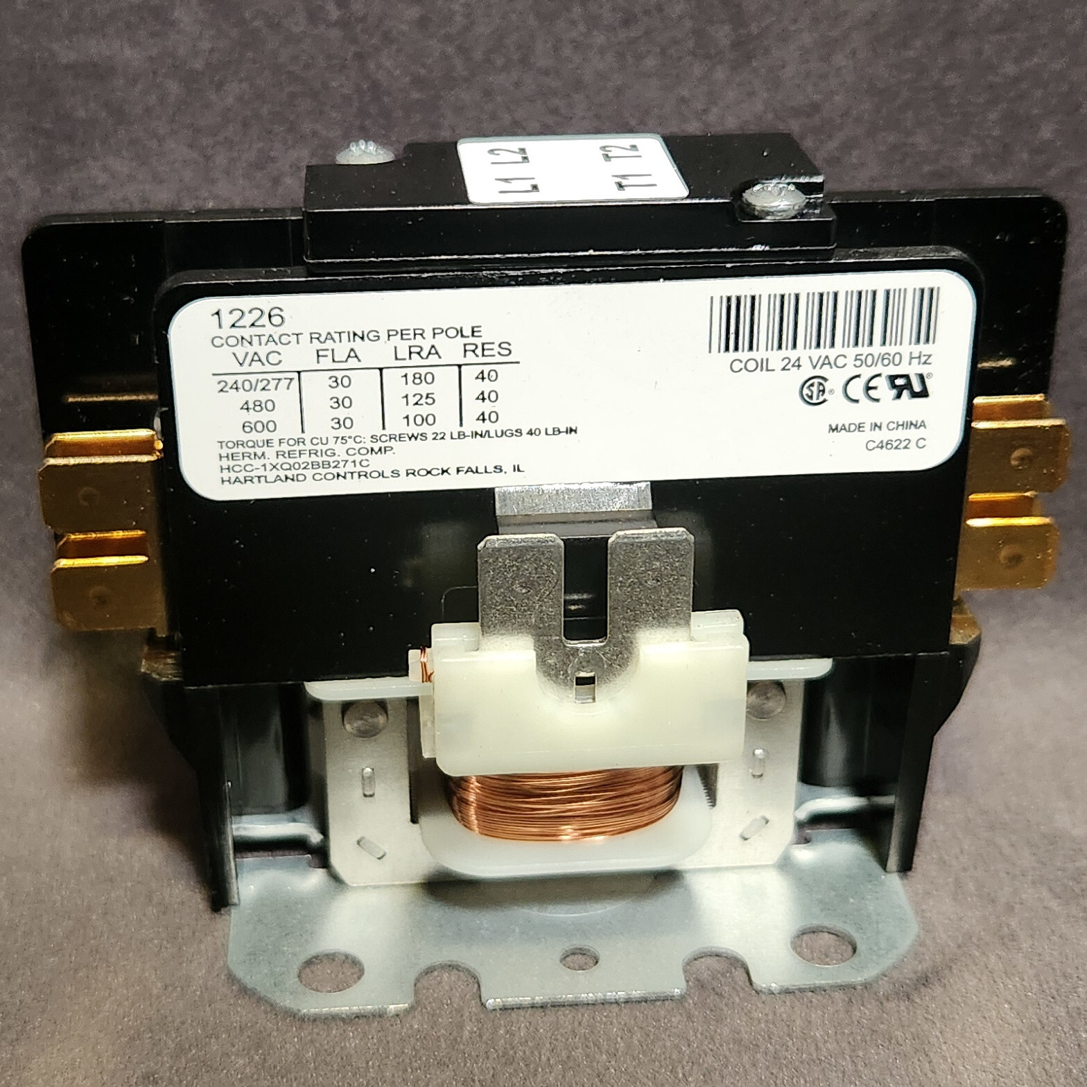 ~Discount HVAC~ YP-S102427531000 - Source1 - Contactor - 1 Pole with Shunt