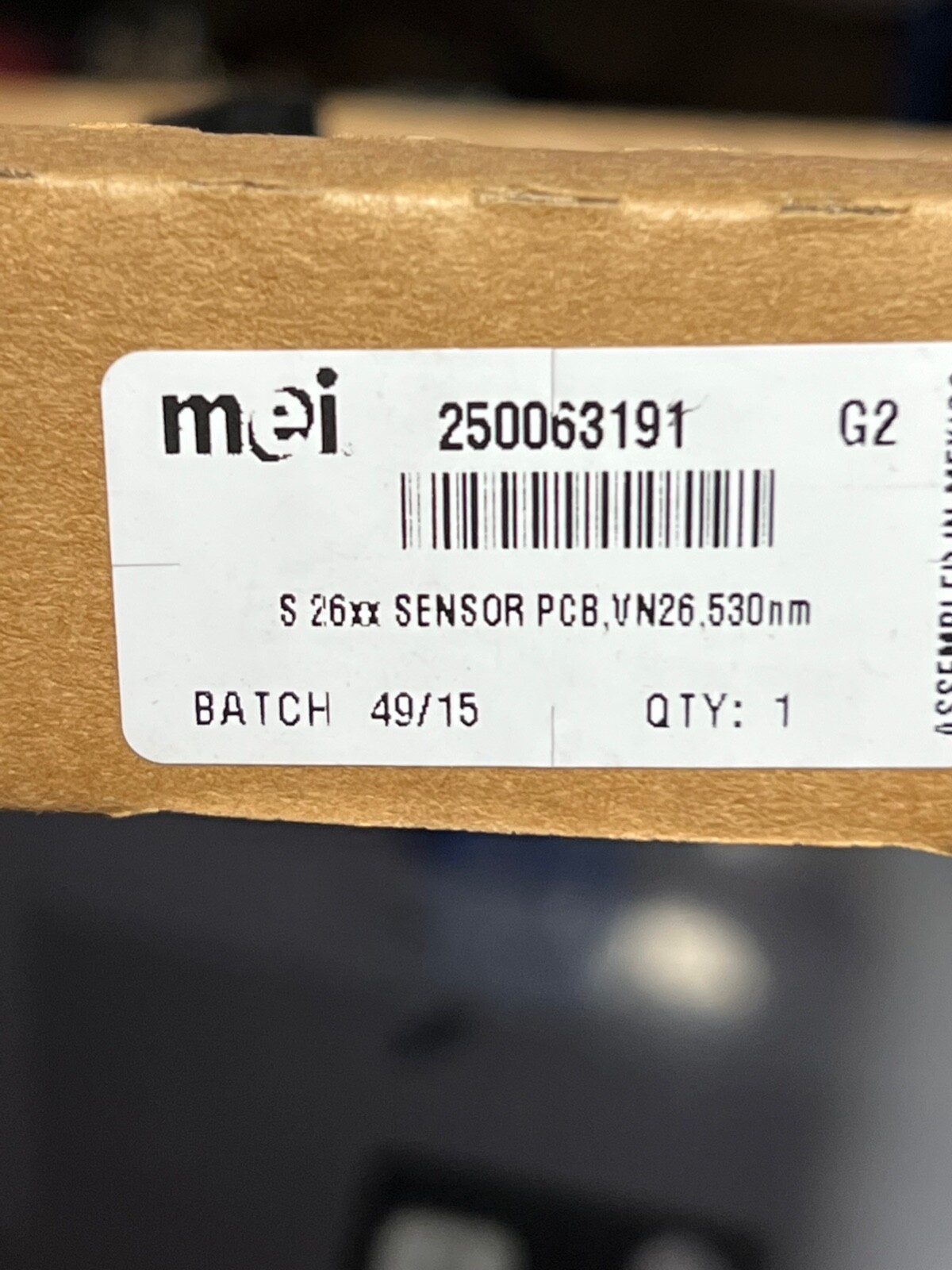 New MEI Mars Sensor PCA Assembly Part # 250063191
