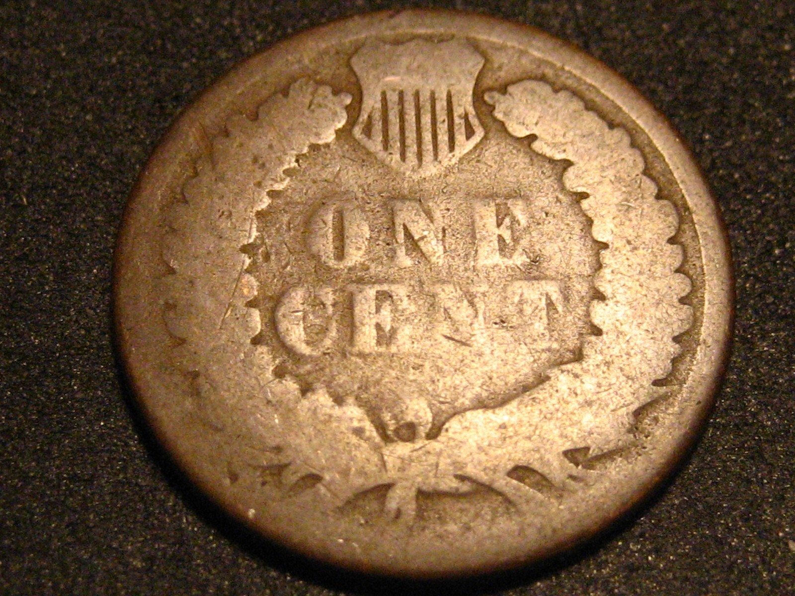 1883 Indian Head Cent Damaged