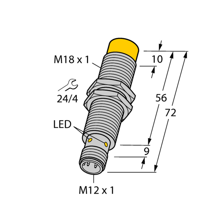 TURCK NI8-M18E-AD4X-H1141 4411210 Inductive sensor ✦KD