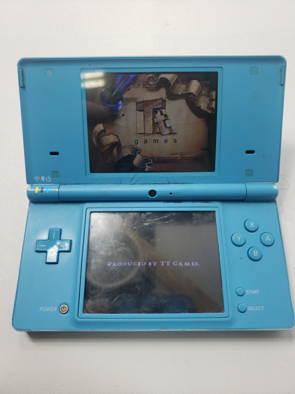 Nintendo DSi Blue Handheld Video Game Tested Working Camera Console Only