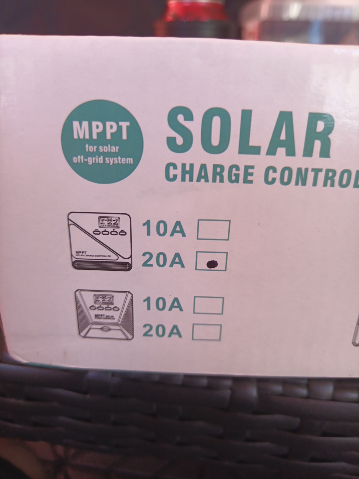 MPPT Solar Charge Controller, 20A 12V 24V Solar Controller