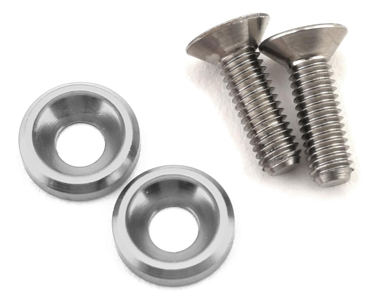 175RC 3x10mm Titanium Motor Screws (Silver) [175-10437]