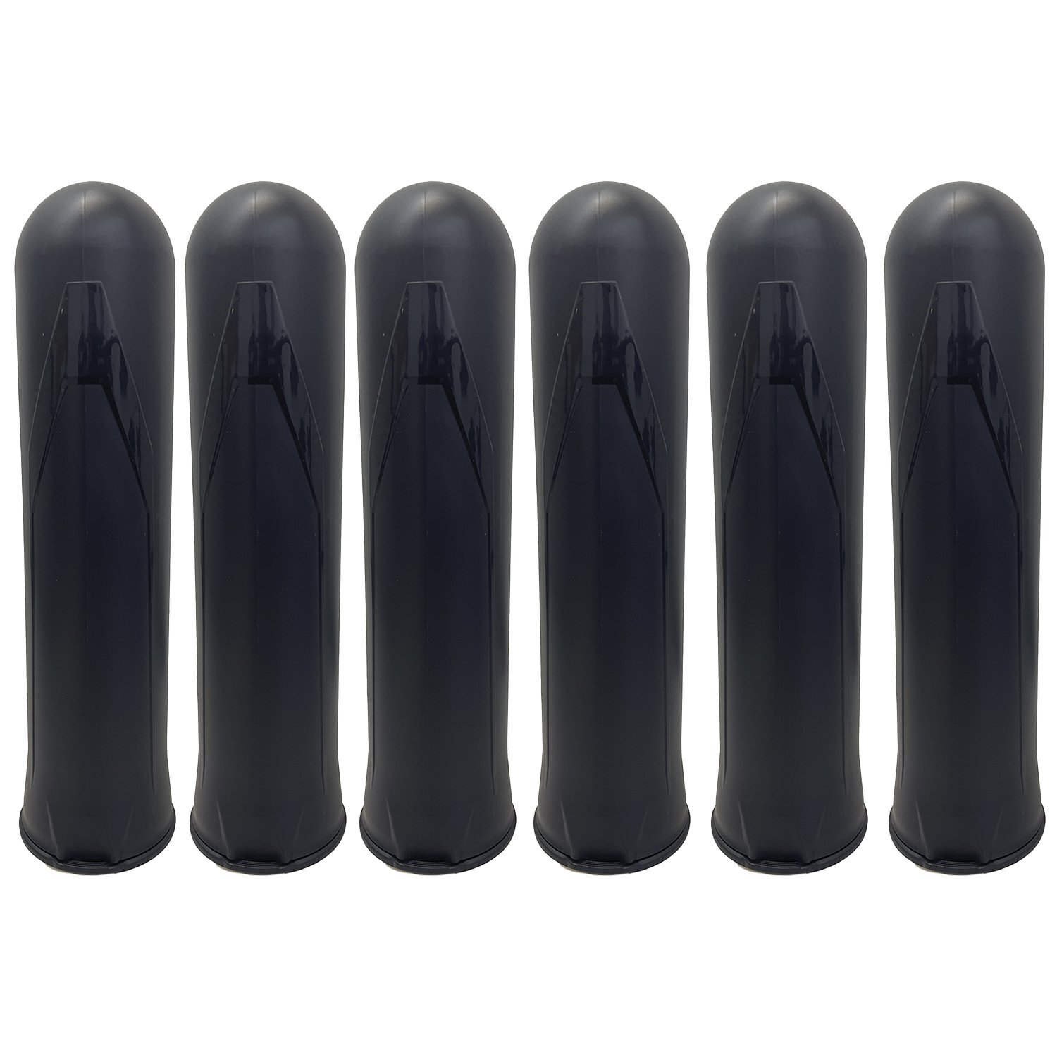TMG X HK Army 150 Round Paintball Pods - 6 PACK - Black