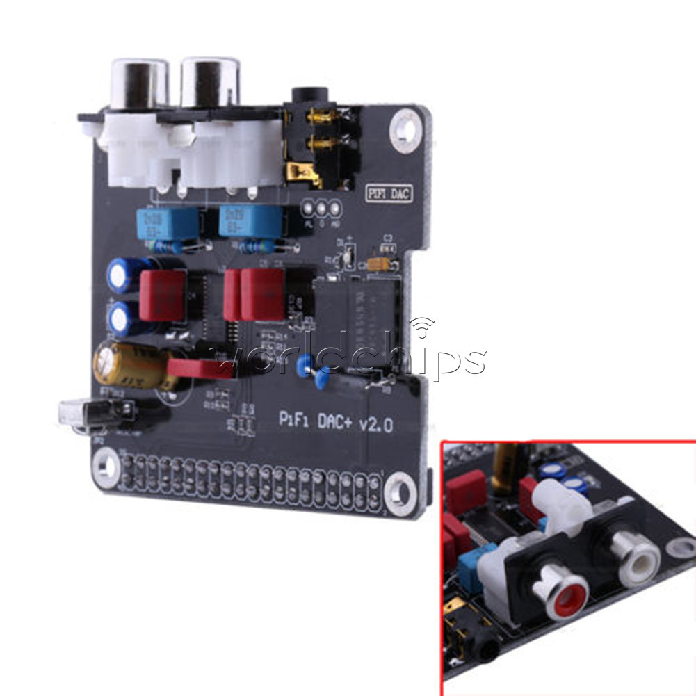 PCM5122 HIFI DAC Audio Sound Card Module I2S interface fr Raspberry Pi 2 B+