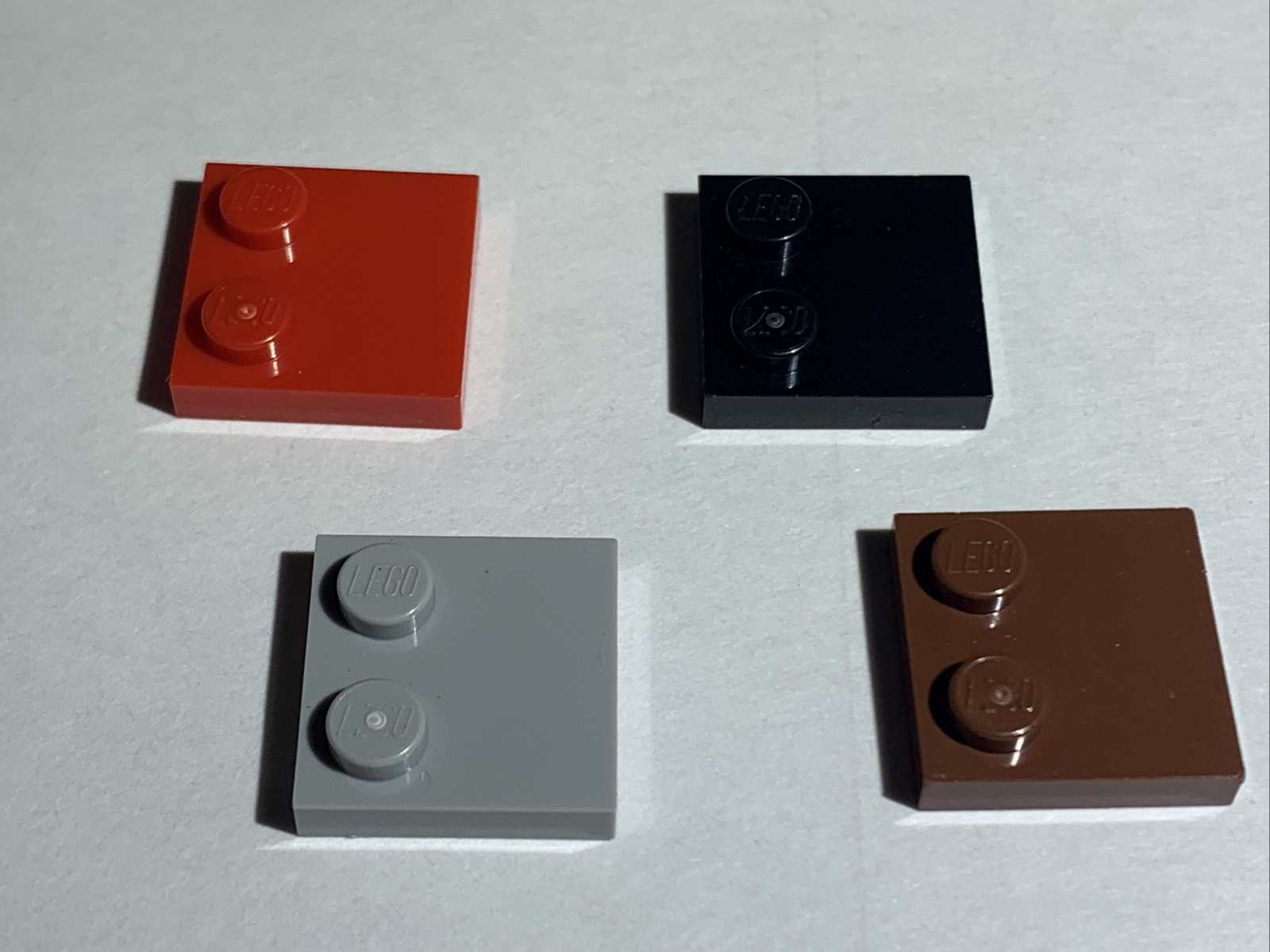 LEGO Part 33909 (2pcs) Tile 2 x 2 w Studs on Edge Pick Colors