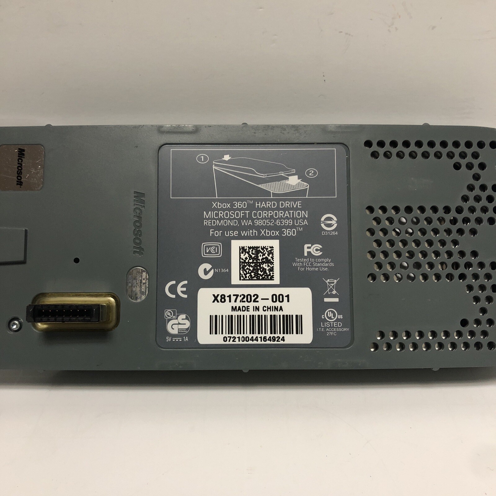 Official Microsoft XBOX 360 60GB HDD External Hard Drive OEM