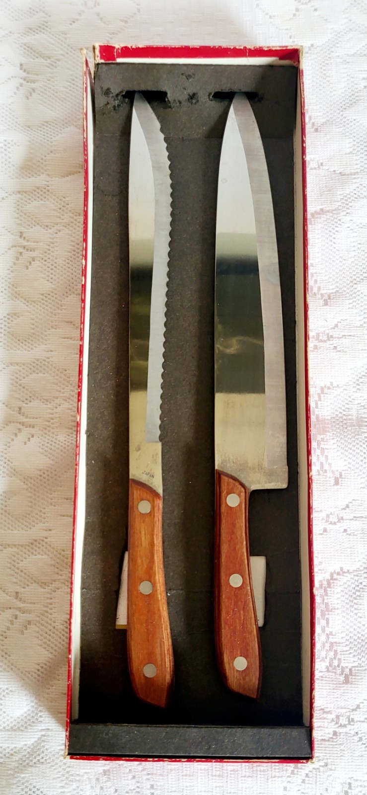 Vtg Chefmaster Knives With Original Box Stainless Steel Kitchen Delight