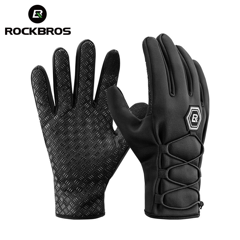 ROCKBROS Winter Gloves Ski Gloves Liner Thermal Warm Touch Screen Waterproof