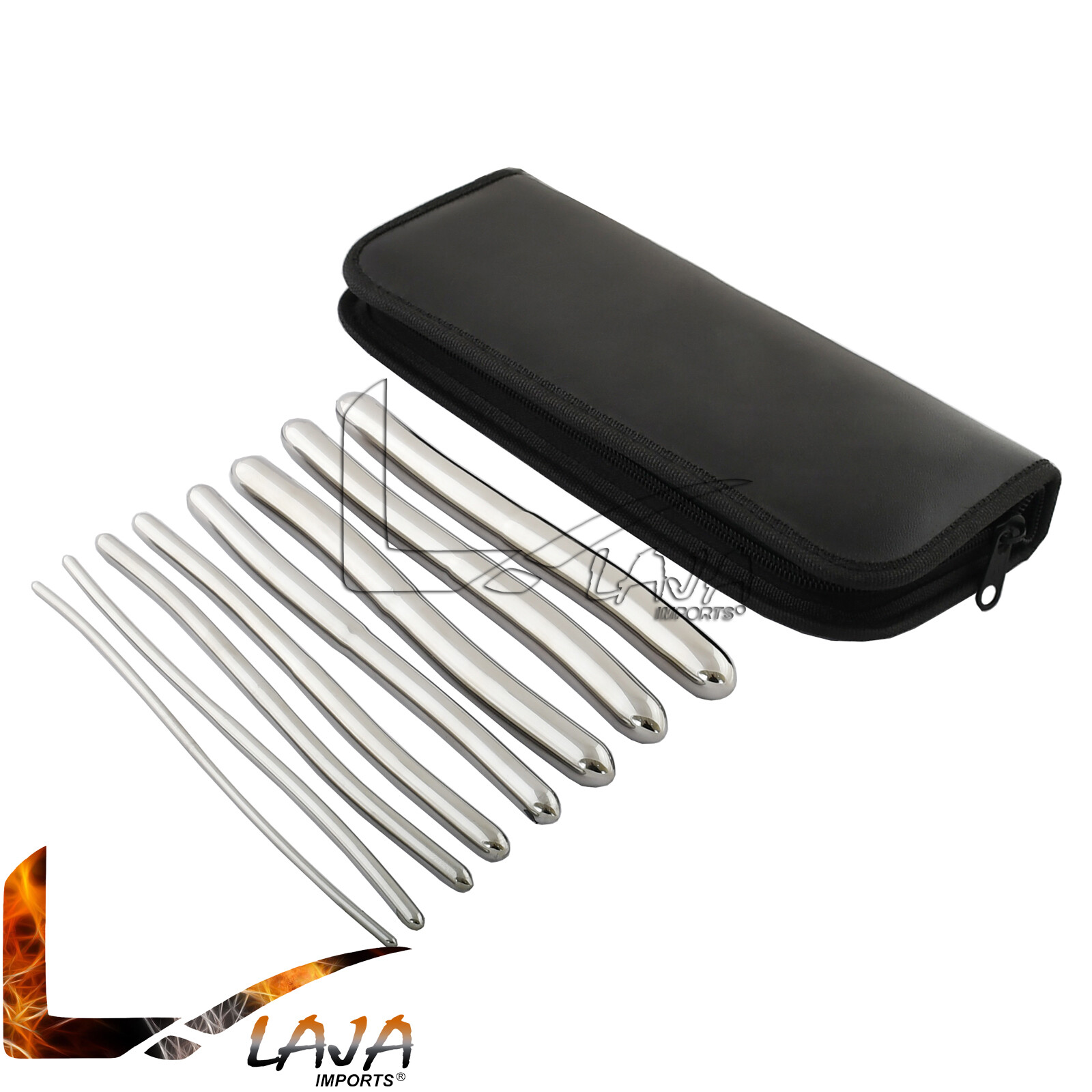 New HEGAR-DILATOR SET Uterine Diagnostic Surgical Sounds 8PCS + CASE