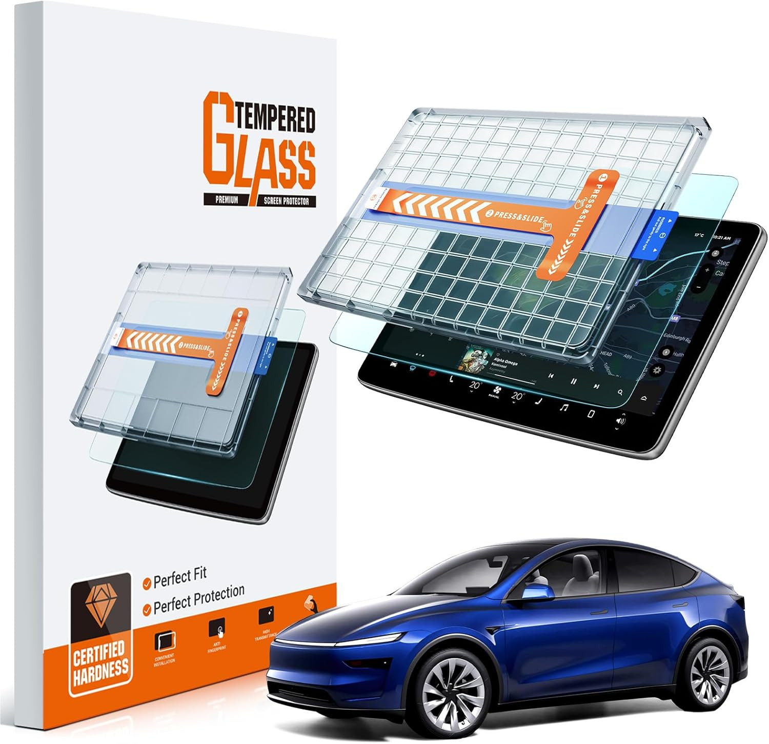 2026 Tesla Model Y Screen Protector 16" for Refreshed Juniper Premium/Performanc