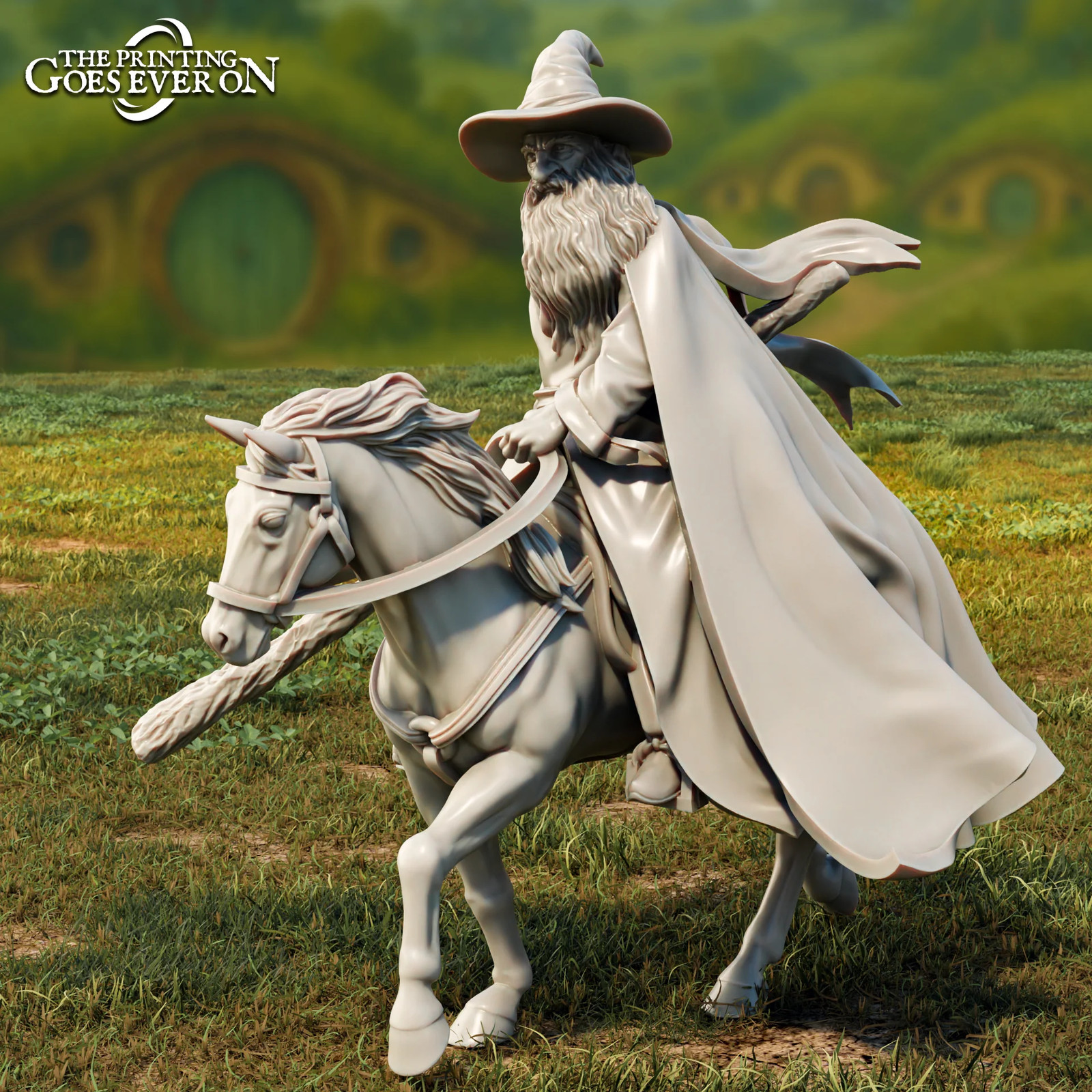 Gollnir - Mounted - 28-32mm Guests at the Door - Resin Tabletop Miniature