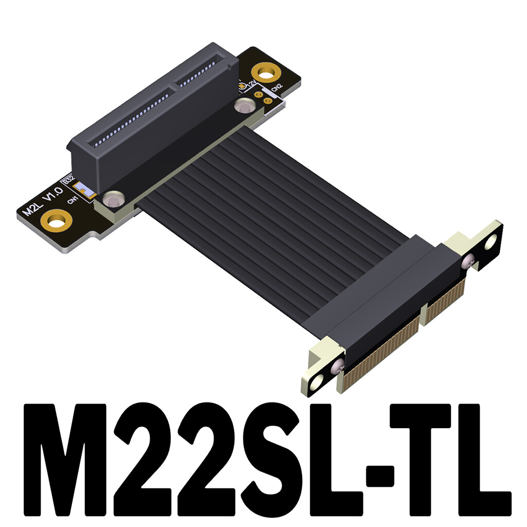 PCI-E 4.0 x4 to x1 Extension Cable PCIe4.0x1 gen4 16Gbps Adapter Riser Cable