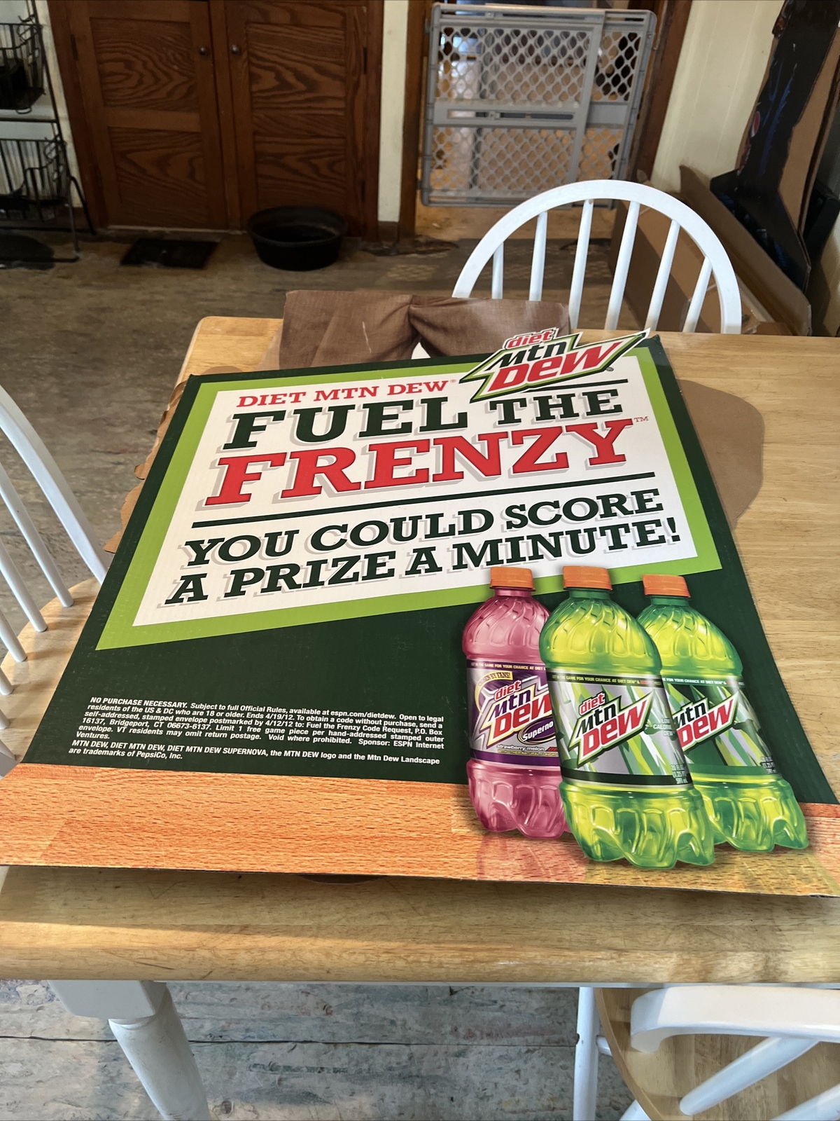 Dick Vitale Diet Mountain See Stand Up Display Never Used