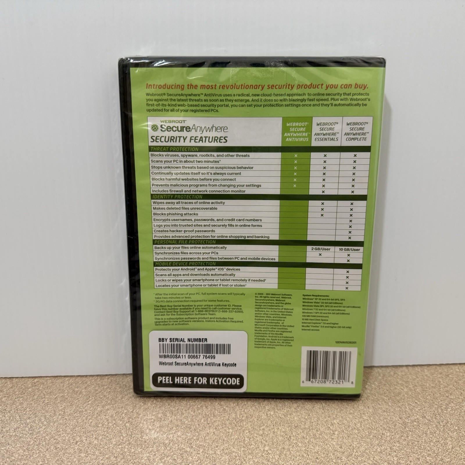 Webroot Secure Anywhere Antivirus (2006 - 2011) Webroot Software