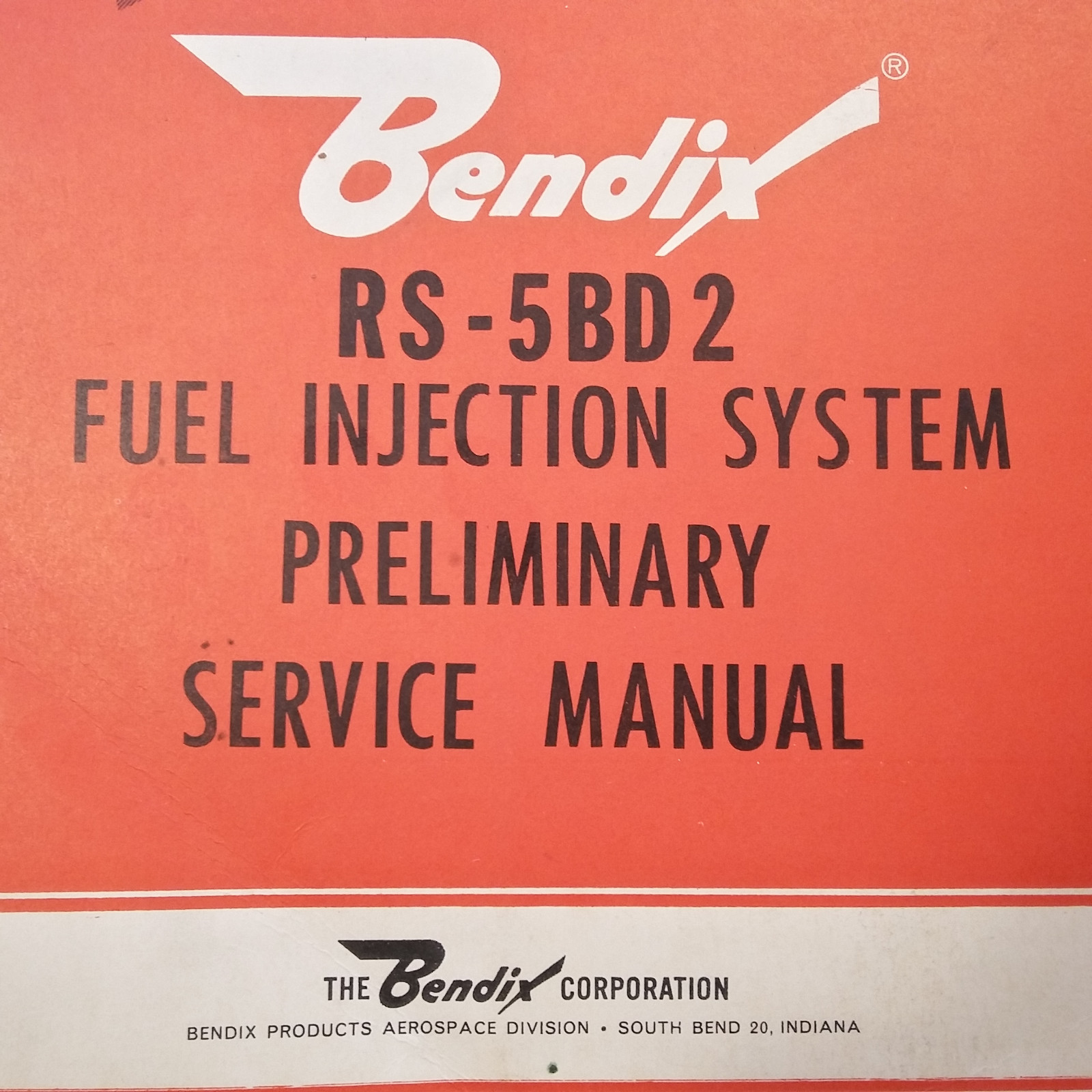 Bendix RS-5BD2 Fuel Injection Operation & Service Manual