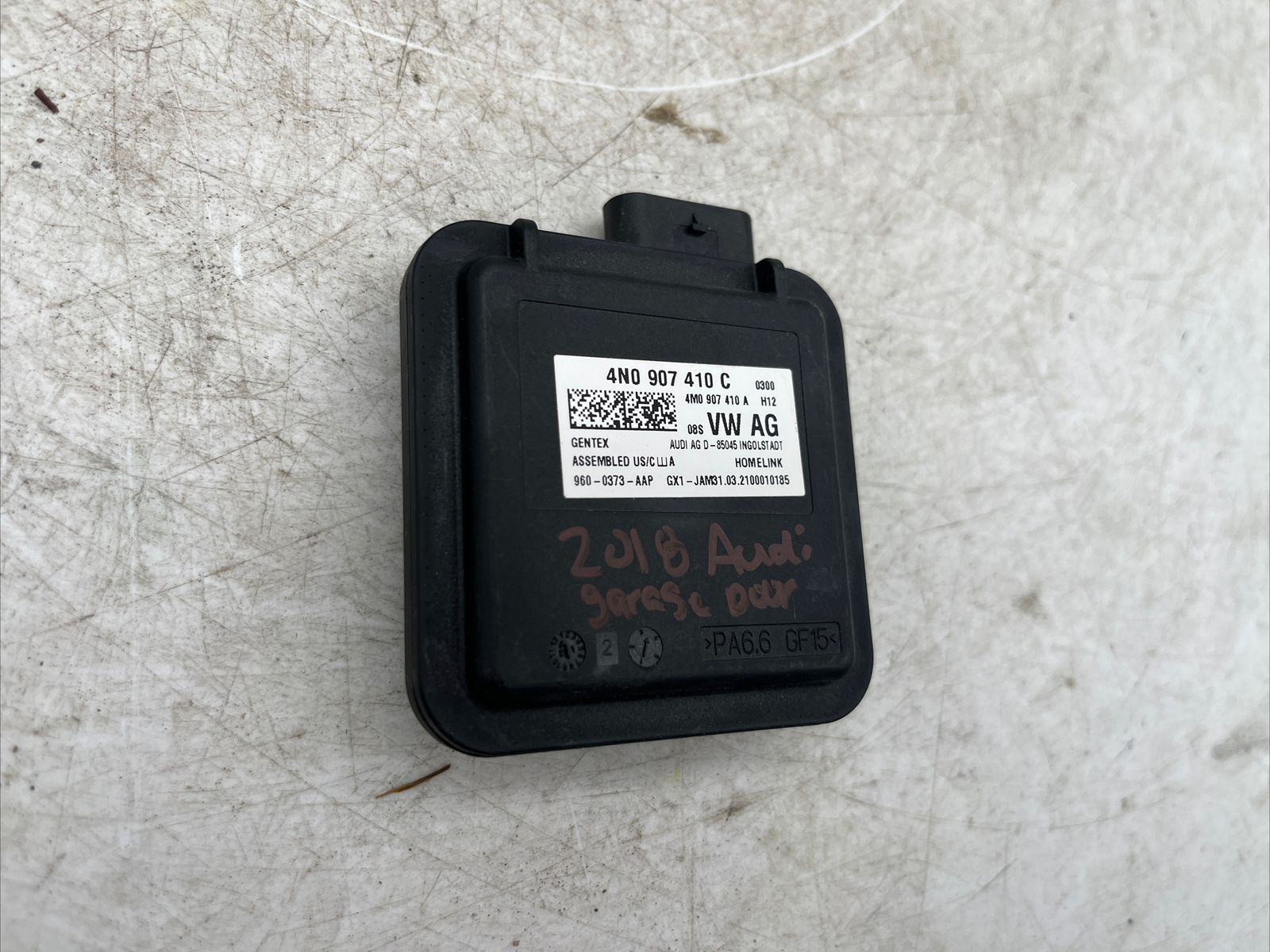2018 2019 2020 Audi Volkswagen Garage Door Control Module