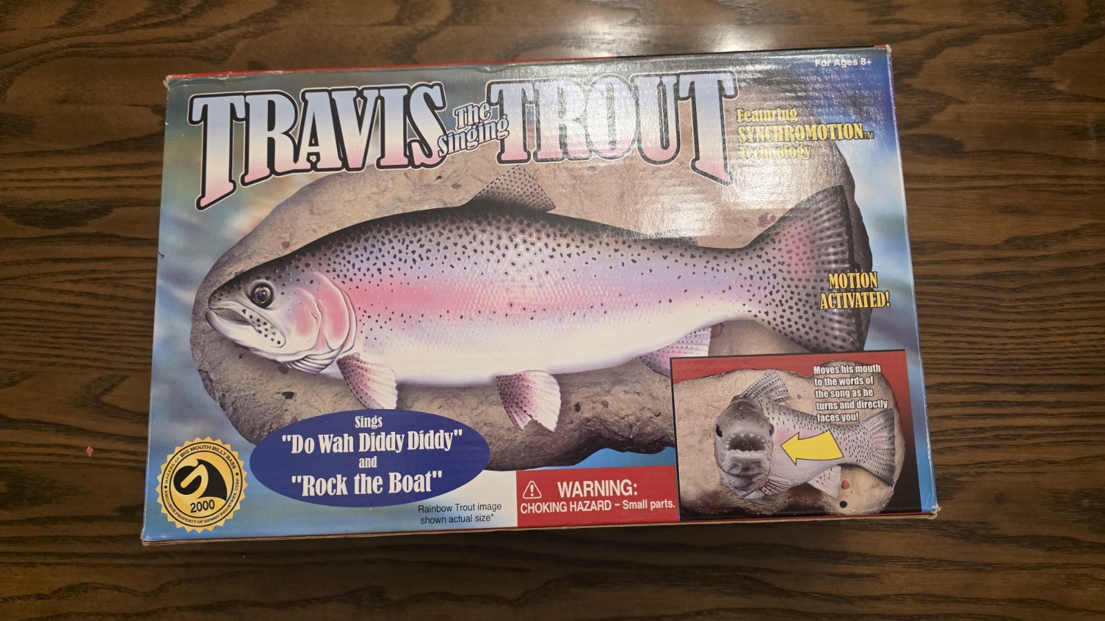 Travis The Singing Trout NEW Sealed in Box Gemmy 1999 Big Mouth Billy Bass Rare