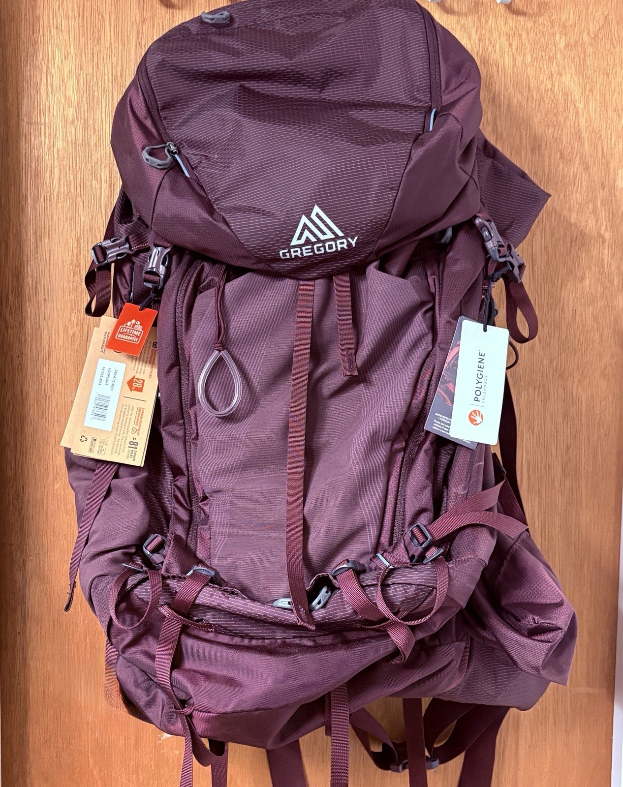 BRAND NEW FREE SHIPPING! Gregory DEVA 70 MED Women's Backpack - Eggplant. NWT