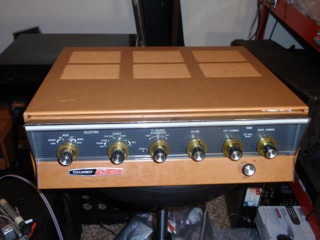 HEATHKIT AA-100 STEREO INTEGRATED TUBE AMP / PLAYS BRILLIANTLY.. CLEAN / NO HUMS