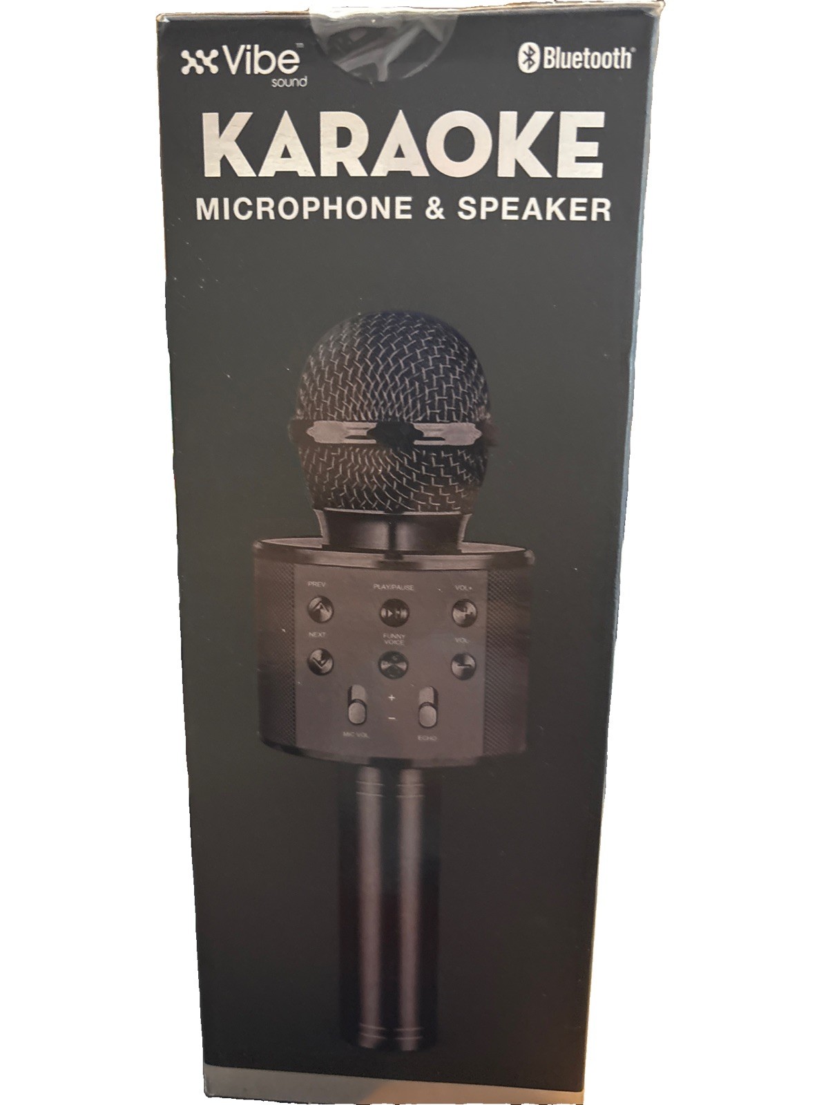 Karaoke, Microphone, Built-In Speaker Bluetooth NIB￼s7