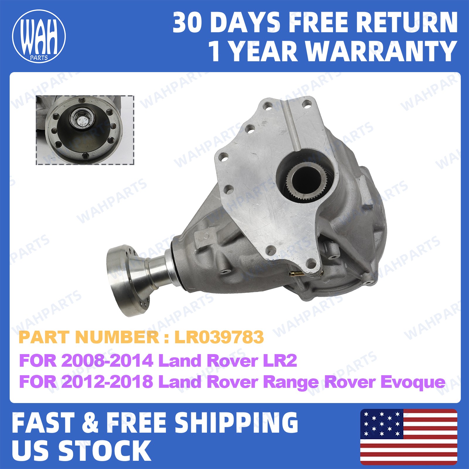 For 2008-2014 Land Rover LR2 2012-2018 Evoque Transfer Case Assembly LR039783