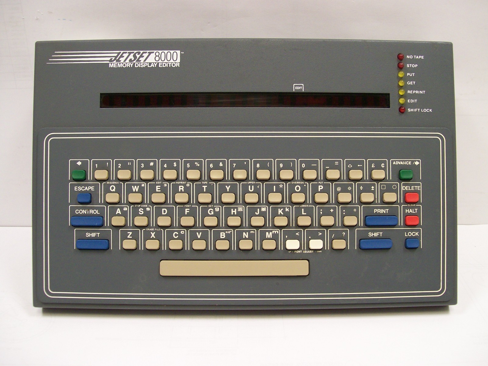 *VINTAGE * AED Corp. JETSET 8000 Memory Display Editor JSMDE Ser. #8B70720-01