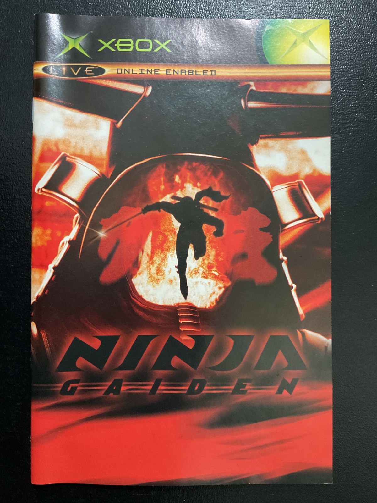 Ninja Gaiden Microsoft Original XBOX Instruction Manual Only
