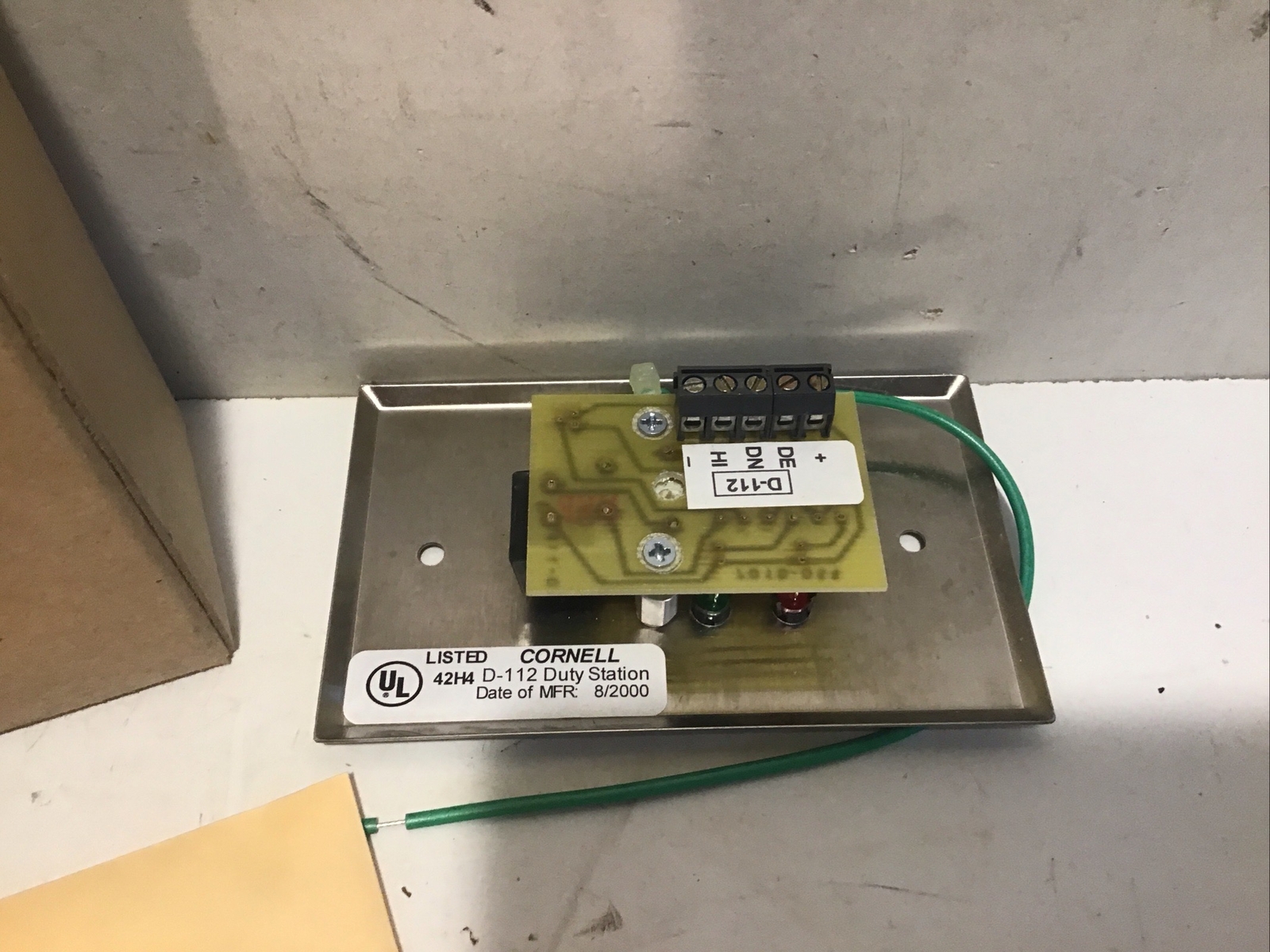 Cornell D-112 Duty Station Light Emergency Normal