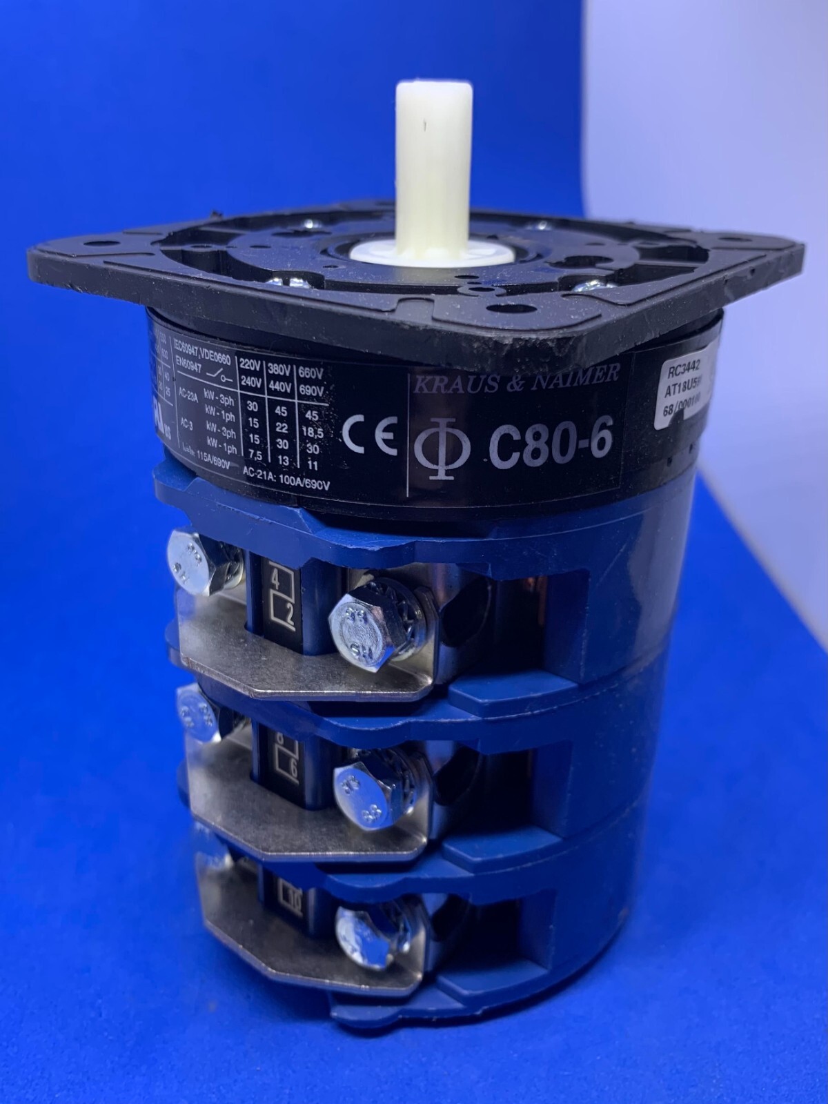 C806USK548 MOTOR CONTROL SWITCH ROTARY SWITCH C80-6