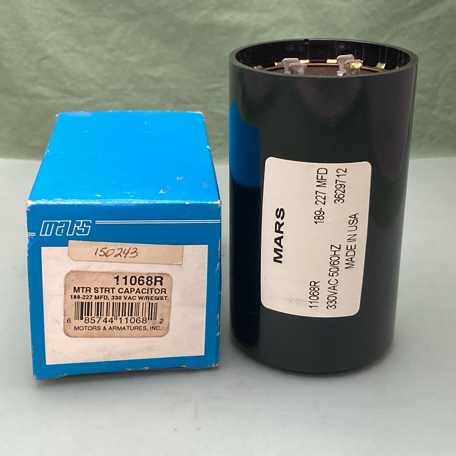 NEW GENUINE MARS 11068R START CAPACITOR