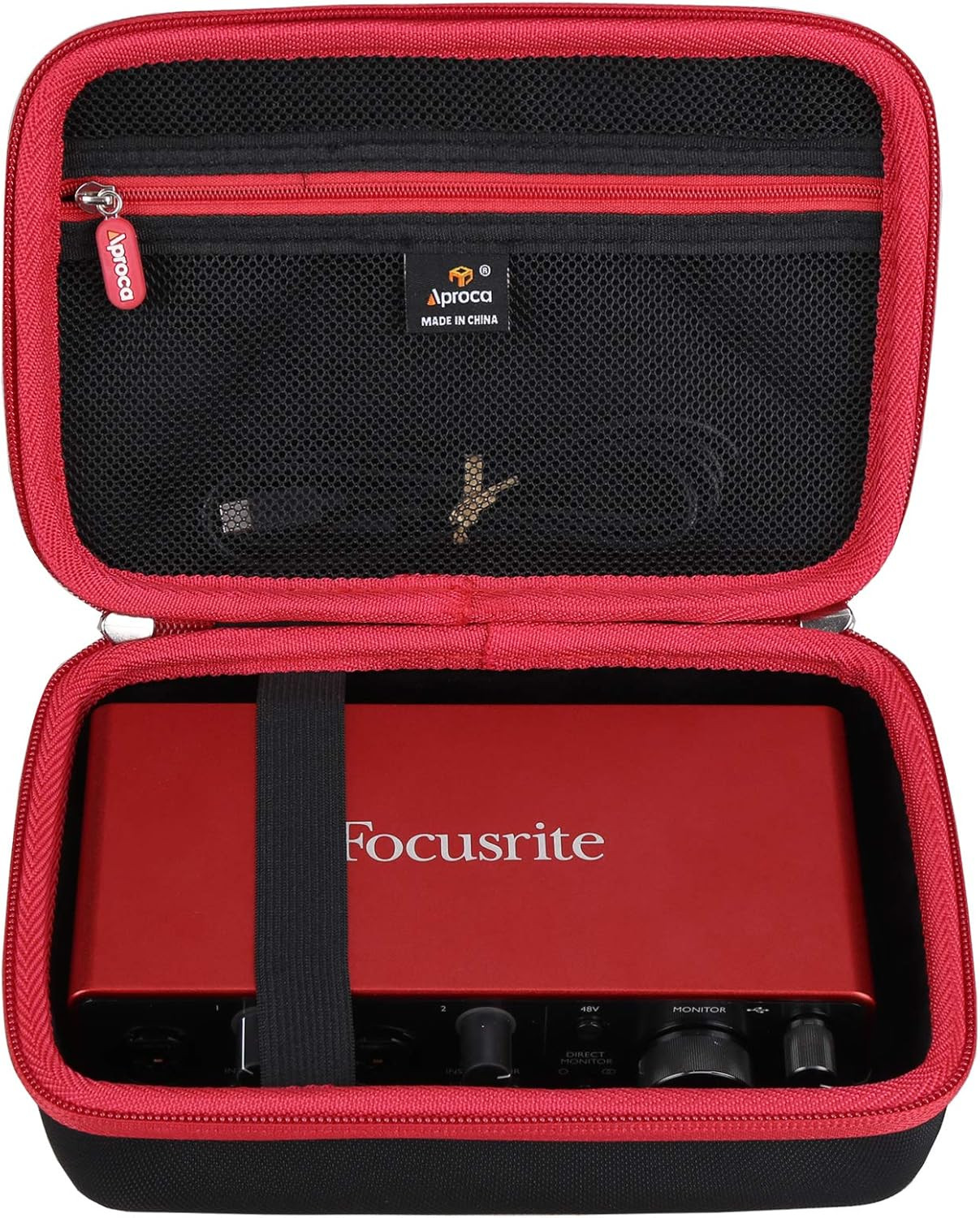 Case Compatible with Focusrite Scarlett 2I2 4Th Gen USB Audio Interface, Portab