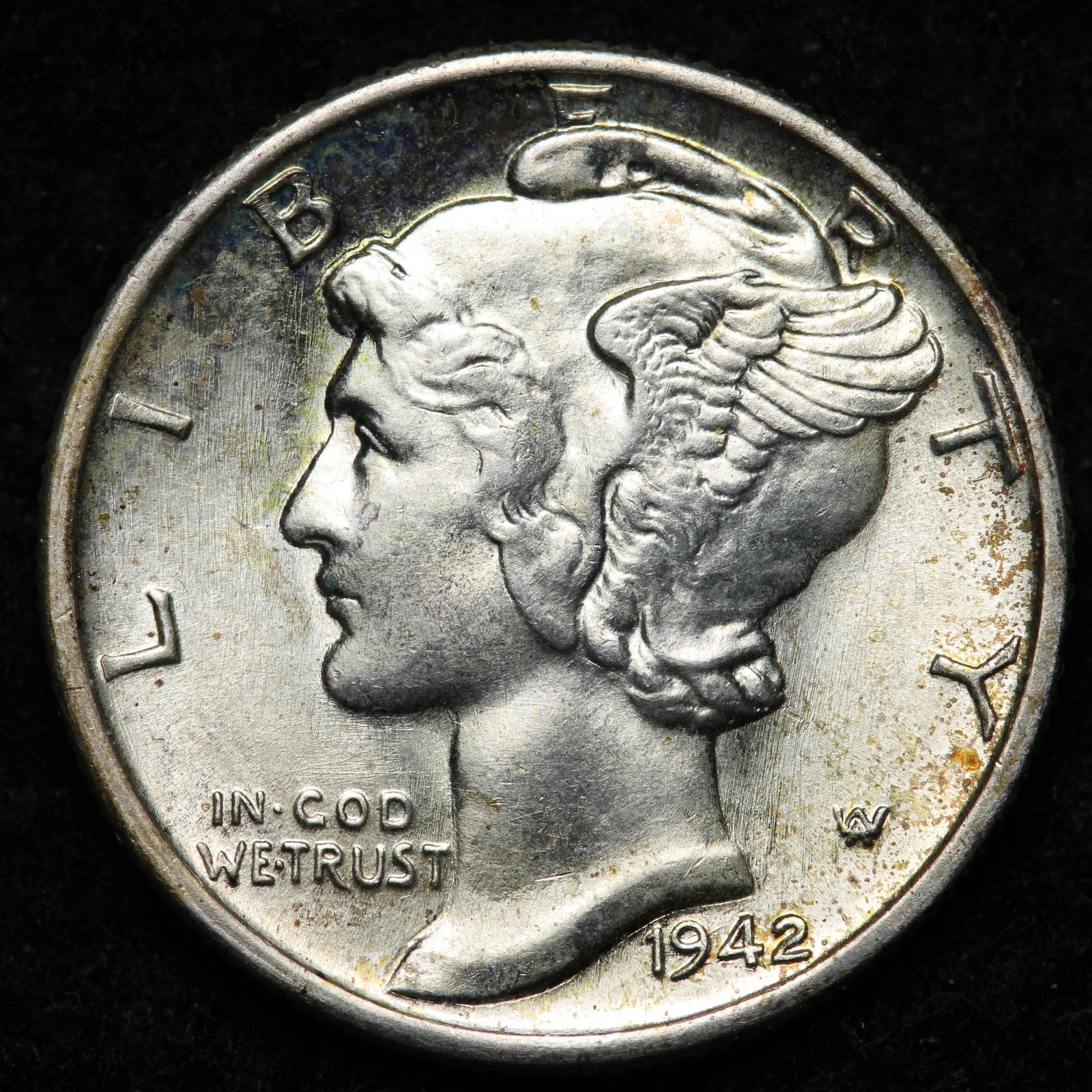 1942 Mercury Silver Dime GEM BU *UNCIRCULATED* MS E282 DXF