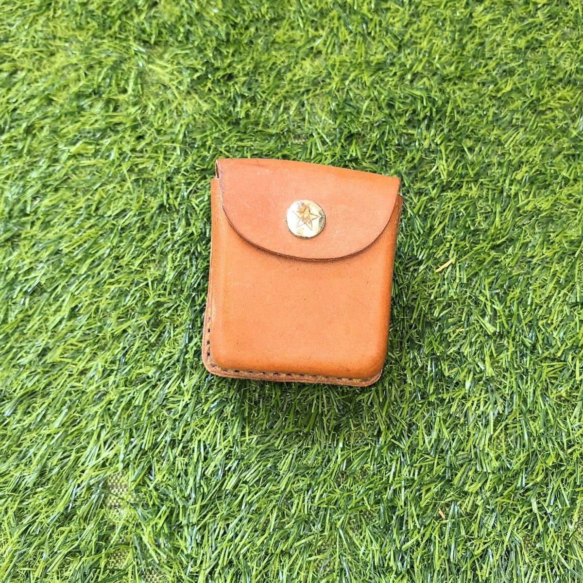 1pc Chinese Military Surplus Type 62 Cowhide Compass Leather Box