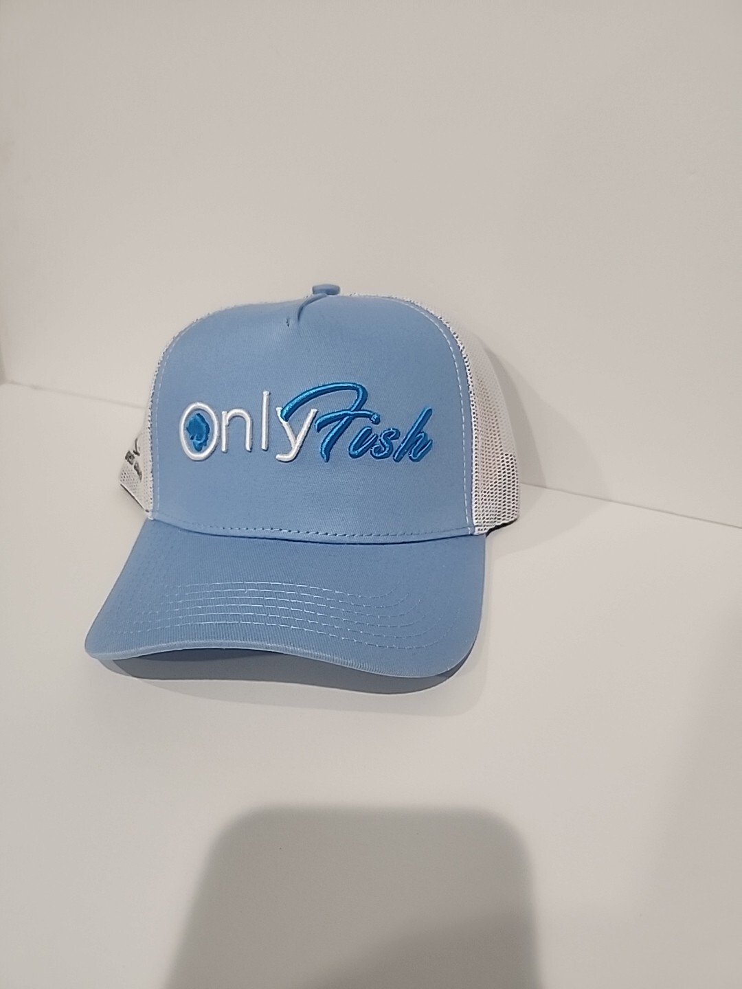OnlyFish Snap Back Hat Rugged Legacy Light Blue New