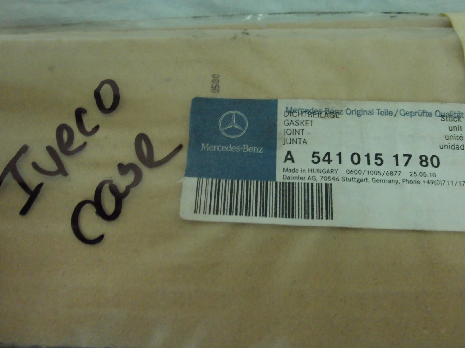 CASE - GASKET SET, TIMIMG (IVECO)  -  5410151780/5410151680      BX4ARL