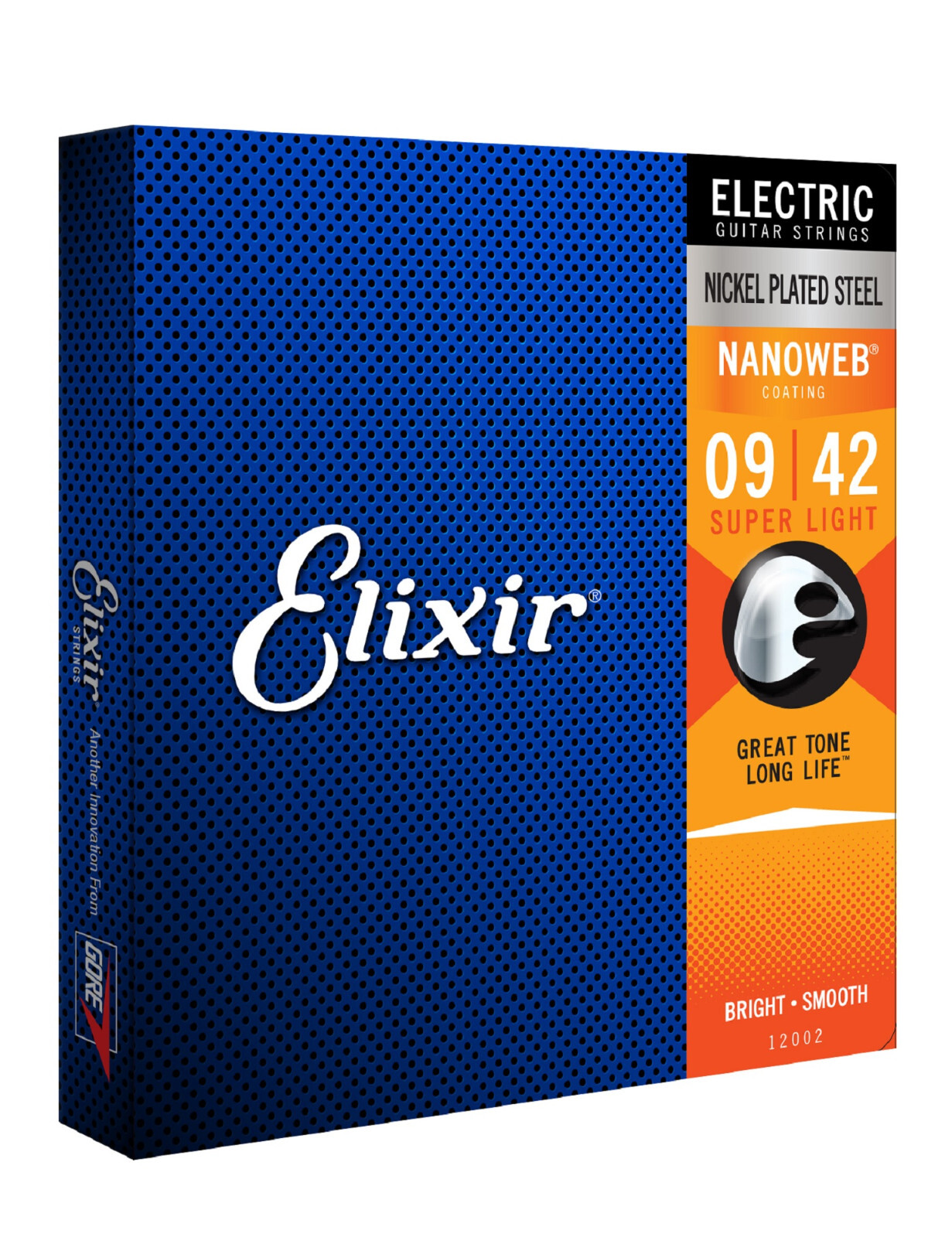 Elixir® 12002 Electric Strings with NANOWEB® Coating, Super Light (.009-.042)