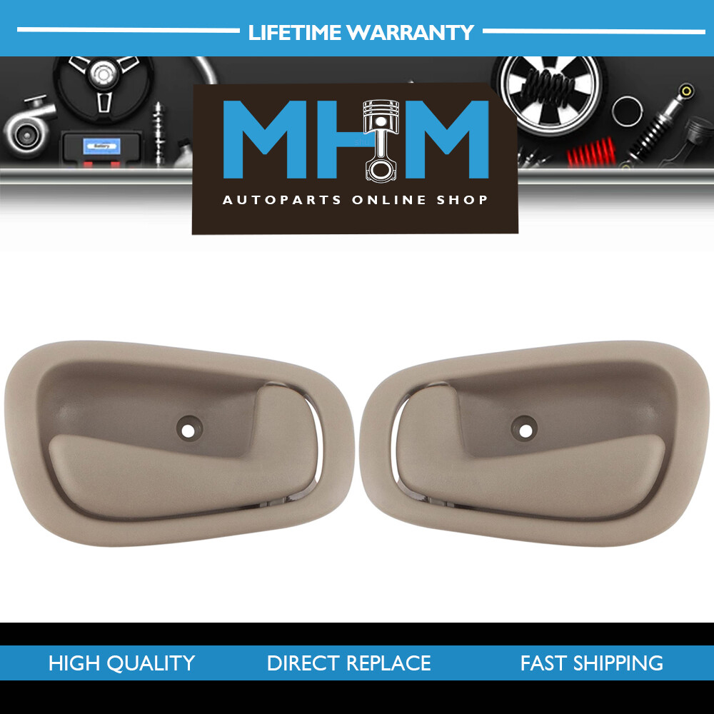 Beige Inside Interior Door Handle For 98-02 Toyota Corolla Driver Passenger Side