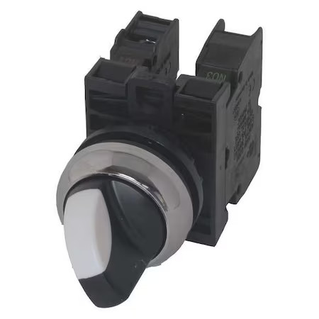 Eaton M22m-Wkv-K11 Selectorswitch, Non-Illum, 2Pos, 22Mm, Black