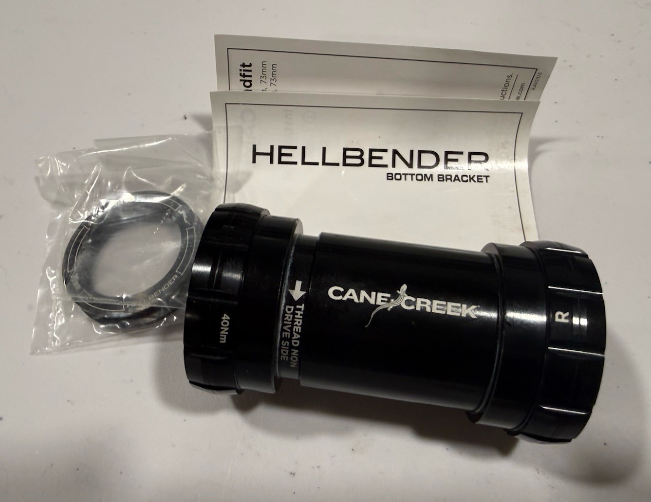 Cane Creek Hellbender 70 Bottom Bracket BB30 For 30mm Spindles BB386 FSA Cranks