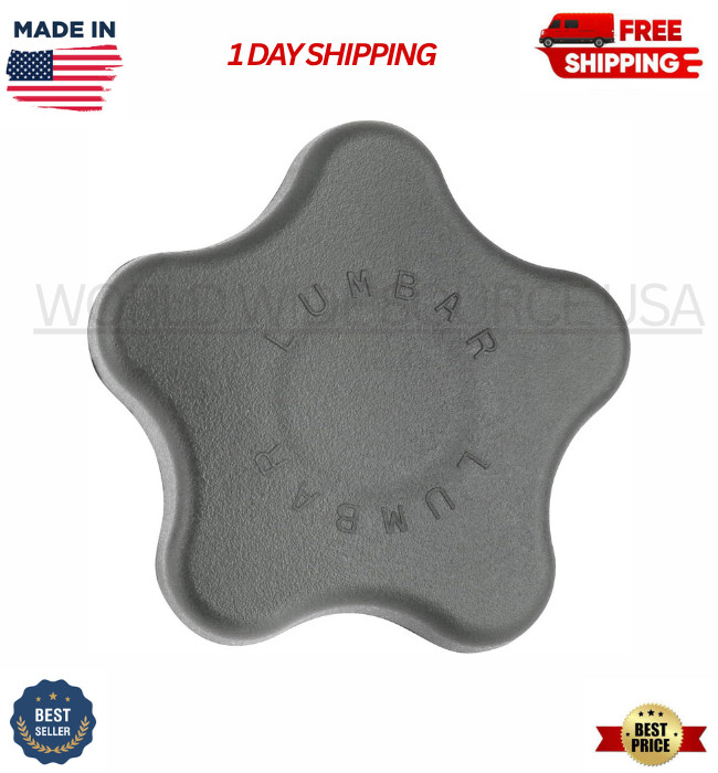 Chevy Colorado GMC Canyon Lumbar Support Knob 2005-2012 Gray Driver/Pass