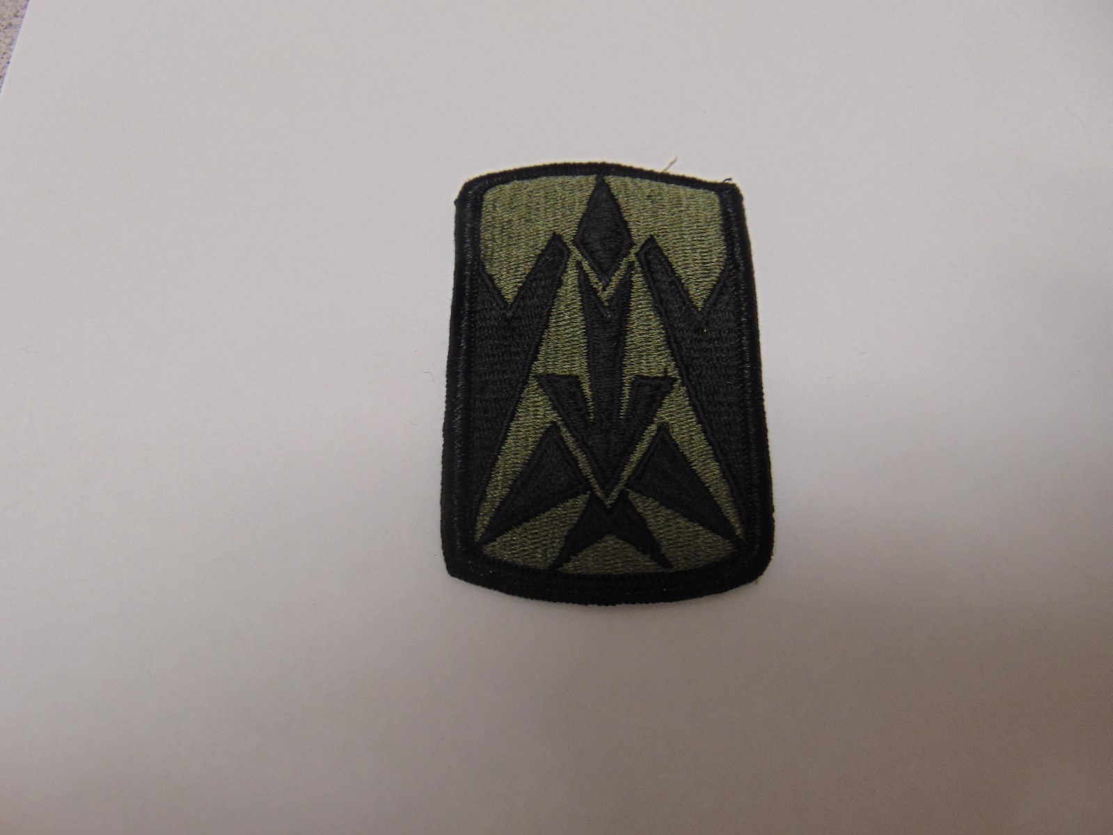 GENUINE US MILITARY INSIGNIA PATCH SEW ON 35TH ADA AIR DEFENSE ARTILLERY GREEN
