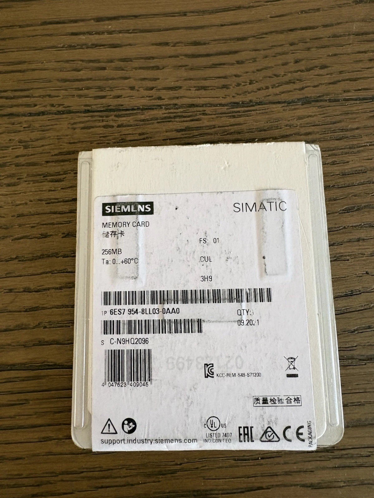 NEW Siemens 6ES7 954-8LL04-0AA0