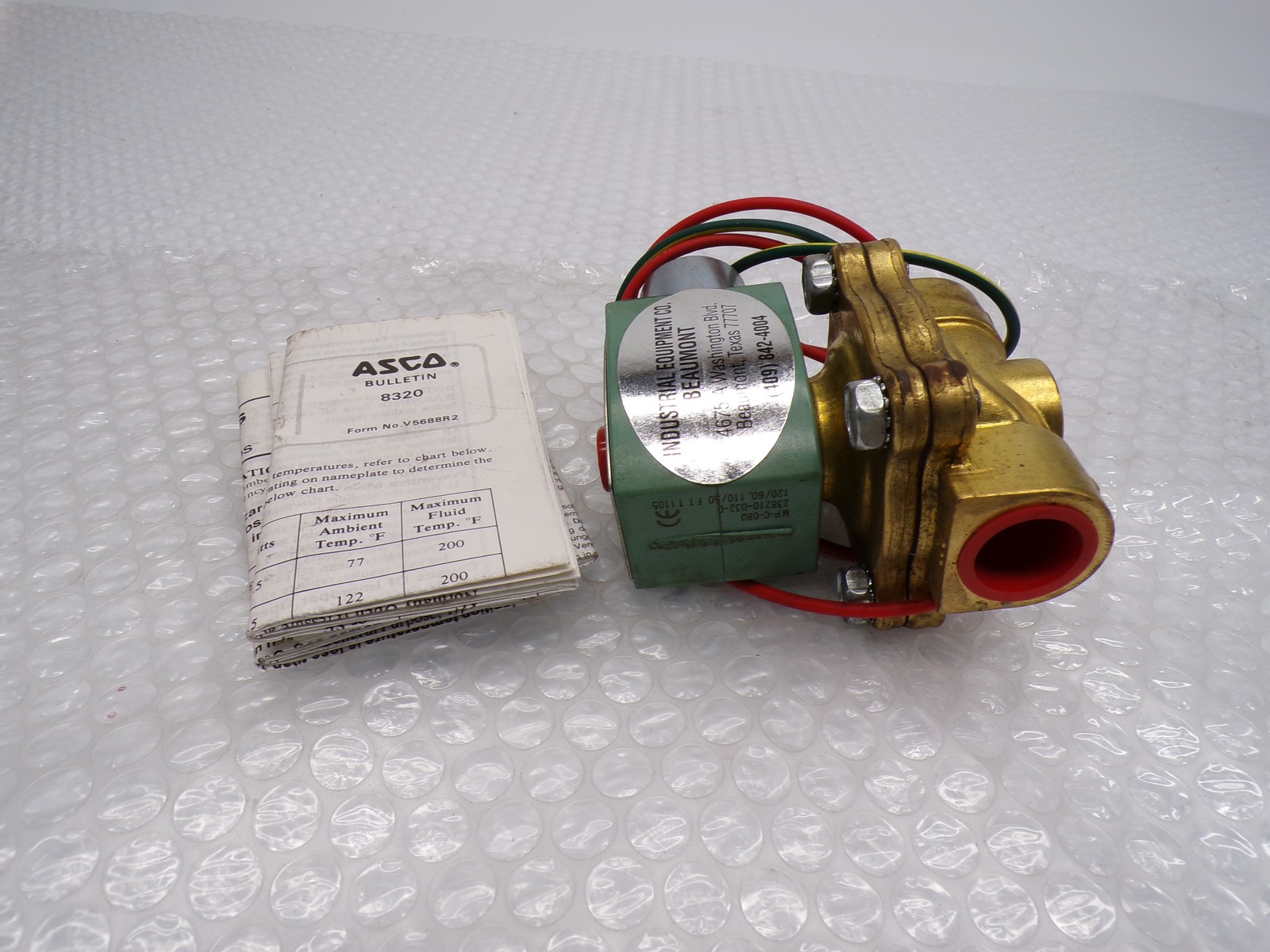 ASCO 8210G002 SOLENOID VALVE NSNP