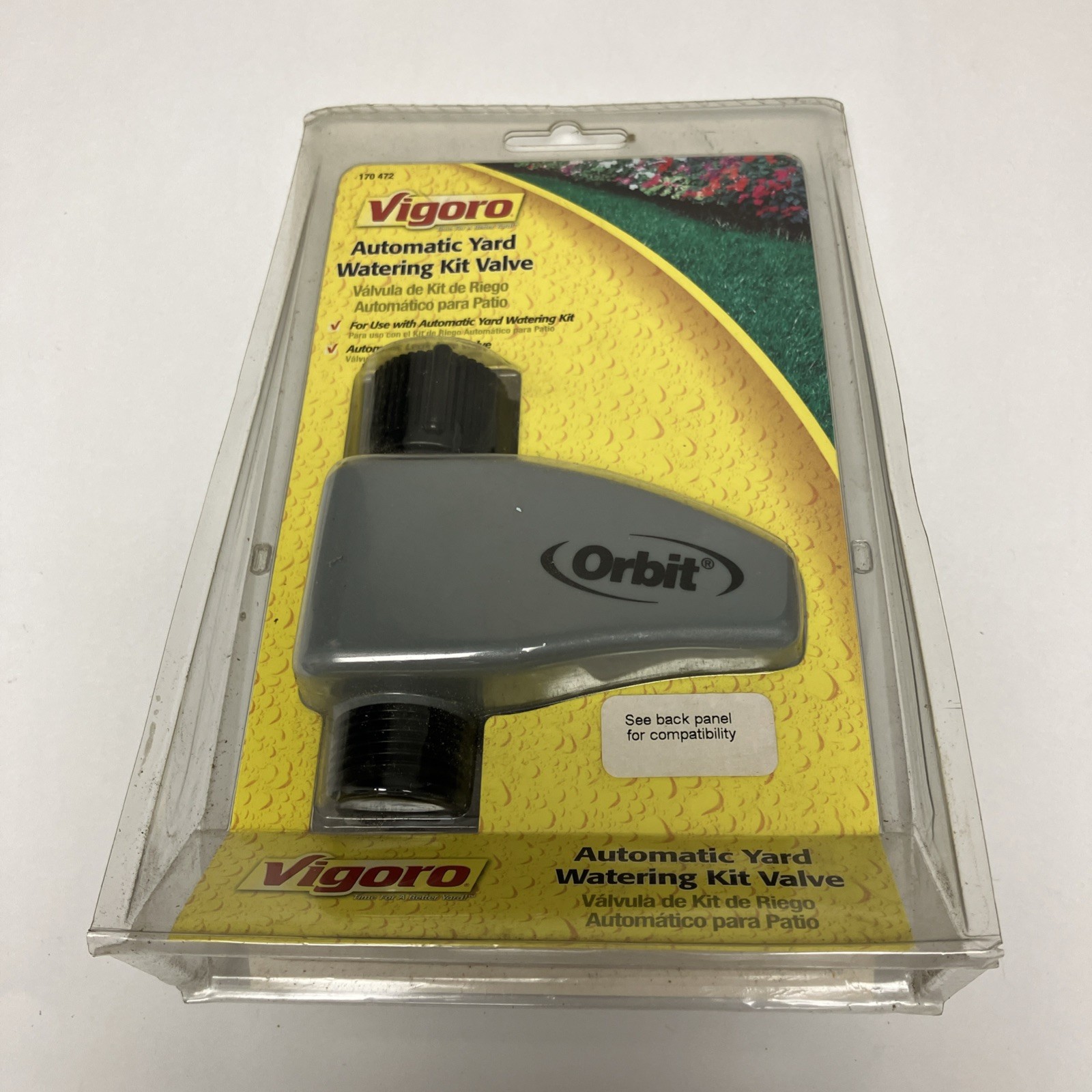 Vigoro Orbit Automatic Yard Watering Valve NEW 170-472